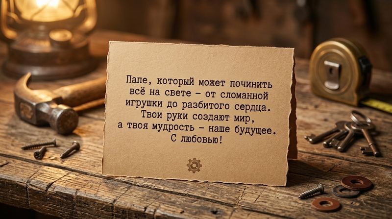 папе мастеру