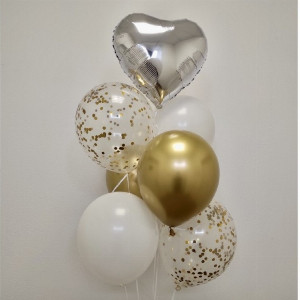 Balloon Set "Gold and Silver" with delivery Nizhniy-Novgorod