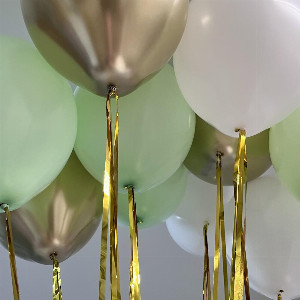 Balls under the ceiling "Olive punch" with delivery Saint Petersburg