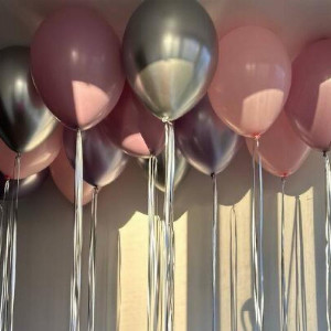 Balls for the ceiling "Dusty rose" 15 pcs. with delivery Saint Petersburg