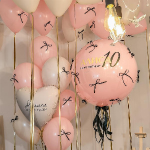 Balloon Set "Glamorous Bows" with delivery Saint Petersburg