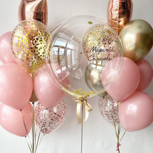 Balloon Set "Dusty Rose" with delivery Saint Petersburg