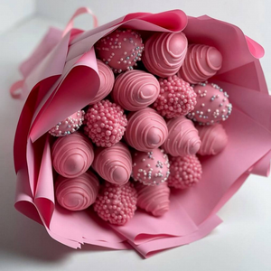 Bouquet "Tender Strawberry" with delivery Nizhniy-Novgorod