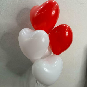 Balloon Fountain "Dance of Hearts" with delivery Omsk