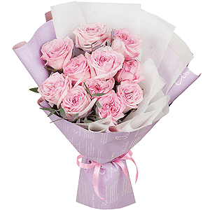 Peony style roses - 19, Pistachio, Wrapping Paper, Ribbon