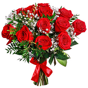 Bouquet of Scarlet Roses with delivery Makhachkala