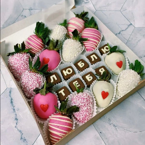Chocolate-Covered Strawberries "Instead Of A Thousand Words" with delivery Kaluga
