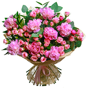 Bouquet of Peony with delivery Moscow