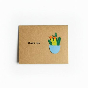 3D Greeting Card "With Gratitude" with delivery Saint Petersburg