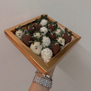 Chocolate-Covered Strawberries "Winter Fairy Tale" with delivery Kaliningrad