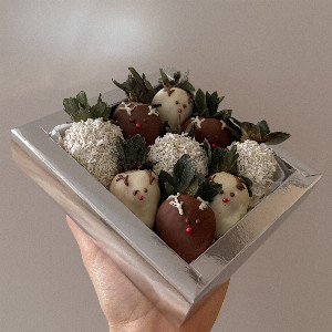 Chocolate-Covered Strawberries "Winter Fairy Tale" mini with delivery Kaliningrad