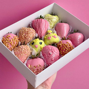 For Sweet Little One Chocolate-Dipped Strawberries with delivery Vladivostok