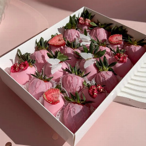 Chocolate Strawberries "Stardust" with delivery Ufa