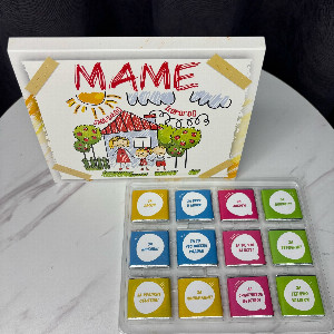 Choco Box "Mom" 12 Chocolate Pieces with delivery Perm