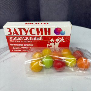 Жевательная резинка "Затусин" 10 шт с доставкой в Перми