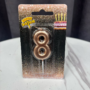 Candle "Bronze Number 8" with delivery Perm