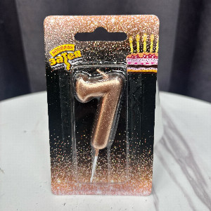 Candle "Bronze Number 7" with delivery Perm