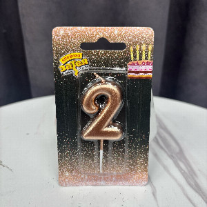 Candle "Bronze Number 2" with delivery Perm