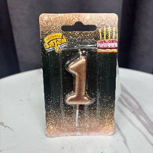 Candle "Bronze Number 1" with delivery Perm