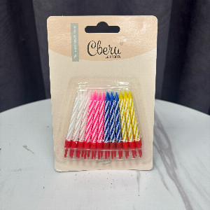 Candles "Rainbow Kaleidoscope" 24 pcs. with delivery Perm