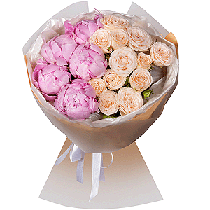 Peony Symphony with delivery Moscow