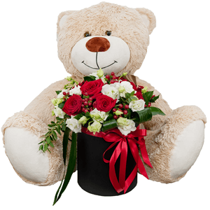 Lovestruck with teddy bear with delivery Moscow
