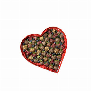 Heart with Chocolate-Covered Strawberries "Charm" with delivery Kazan