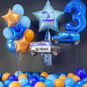 Set of balloons "Holiday under protection" with delivery Saint Petersburg