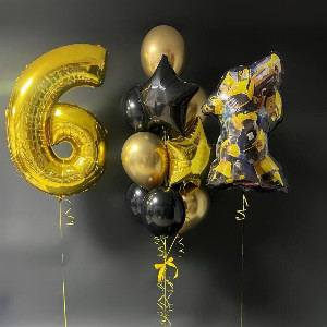 Bumblebee Balloon Set with delivery Saint Petersburg