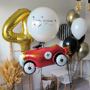 Balloon Set "Formula One" with delivery Saint Petersburg