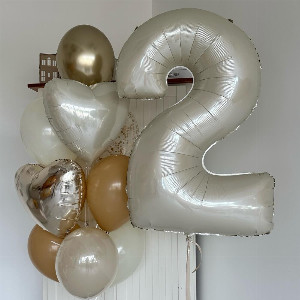 Balloon Set "Cream Palette" with delivery Saint Petersburg