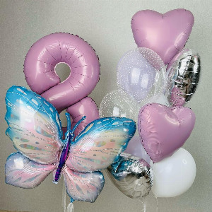 Balloon Set "Orchid" with delivery Saint Petersburg