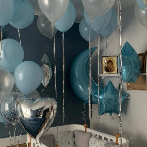 Balloon Set "Baby and the Moon" with delivery Saint Petersburg