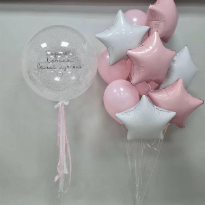 Balloon Set "Tenderness" with delivery Saint Petersburg