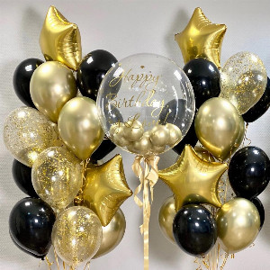 Balloon Set "Golden Day" with delivery Saint Petersburg