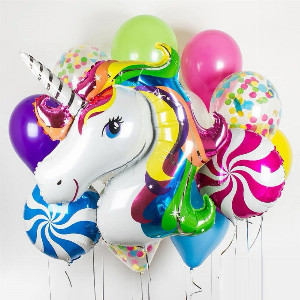 Balloon Set "Rainbow Unicorn" with delivery Saint Petersburg