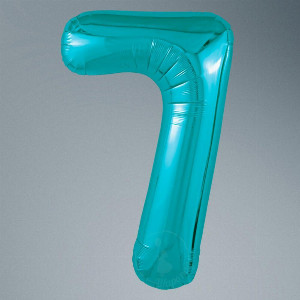 Number Balloon "Ocean 7" with delivery Saint Petersburg