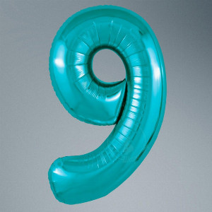 Number Balloon "Ocean 9" with delivery Saint Petersburg
