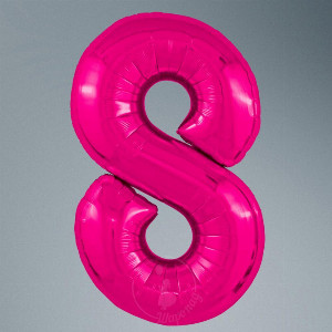 Ball "Fuchsia number 8" with delivery Saint Petersburg