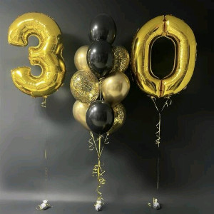 Birthday Balloons "Golden Jubilee" with delivery Voronezh