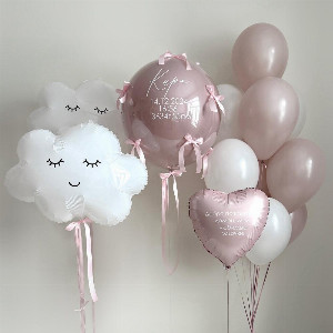Balloon Set "Pink Clouds" with delivery Saint Petersburg