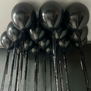 Ceiling Balloons "Black Magic" with delivery Omsk