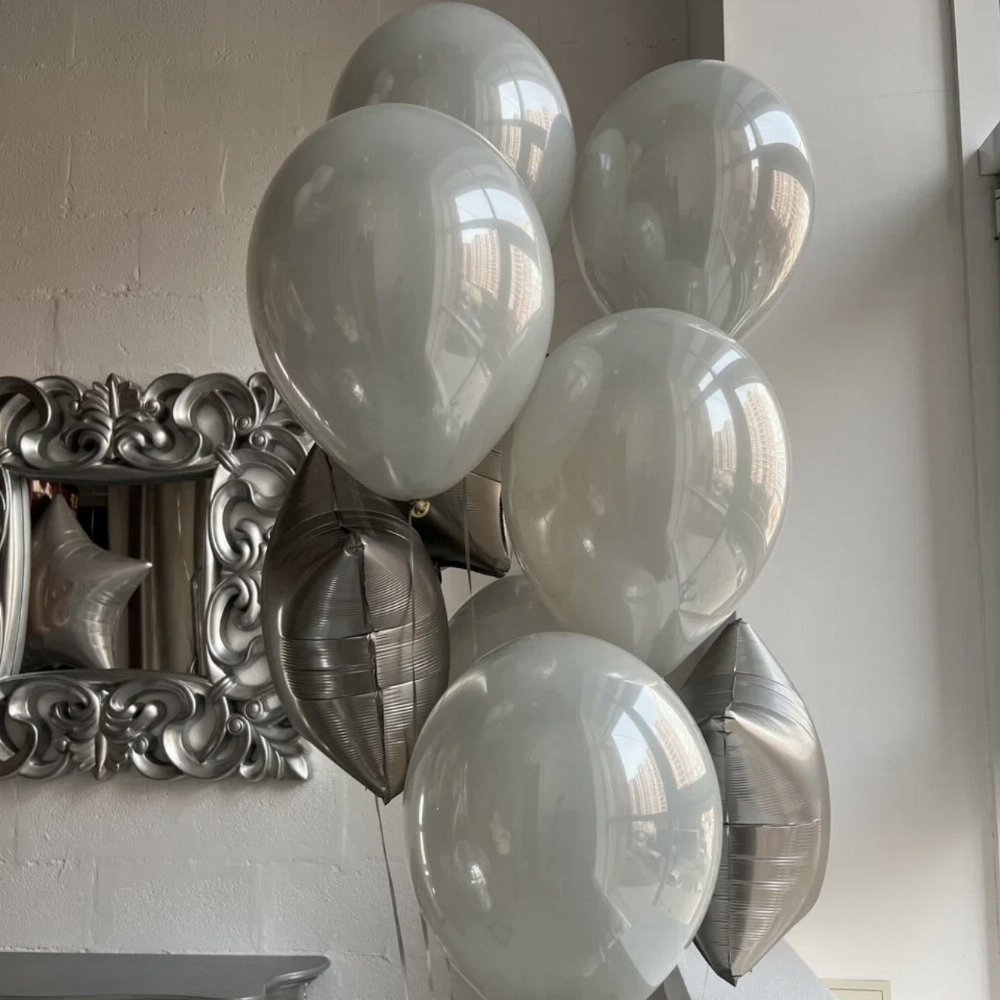 Balloon Set "Silver Dream" with delivery Sochi