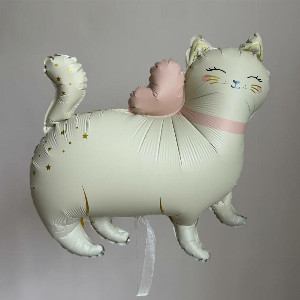 Шар-фигура "Кошечка с бантом"