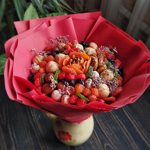 Bouquet "Red Flower" with delivery Tyumen