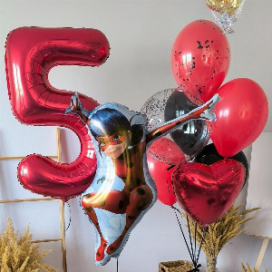 Balloon Set "Ladybug" with delivery Saint Petersburg