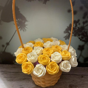 Chocolate Flowers "Solar Rose" with delivery Saint Petersburg