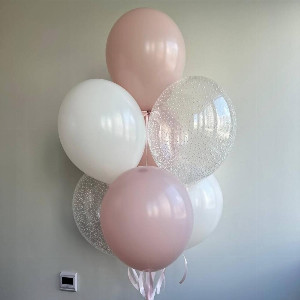 Balloon Fountain "Delicate Mix" with delivery Voronezh