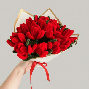 Tulip Bouquet "Eternal Spring" with delivery Saint Petersburg