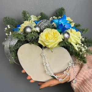 Winter Heart with delivery Saint Petersburg